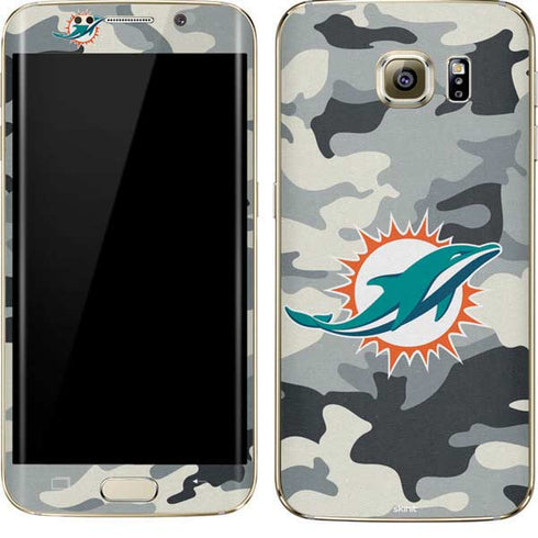 NFL Miami Dolphins Camo Galaxy S7 Edge Skin